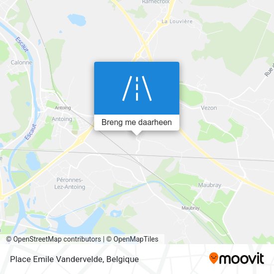 Place Emile Vandervelde kaart