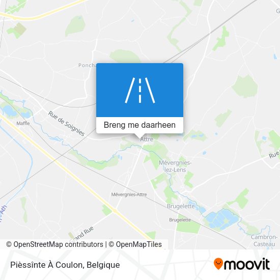 Pièssînte À Coulon kaart