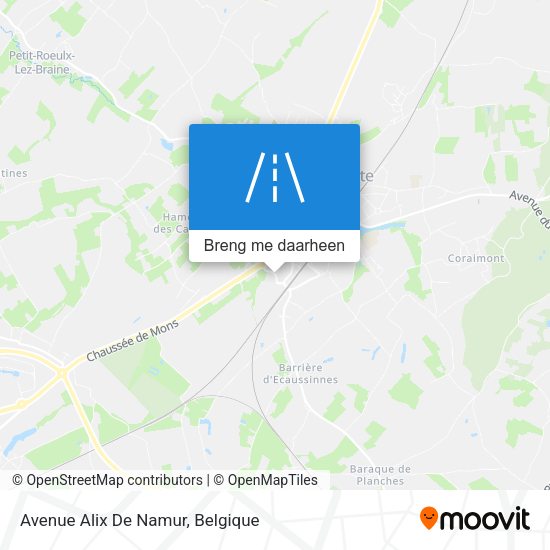 Avenue Alix De Namur kaart