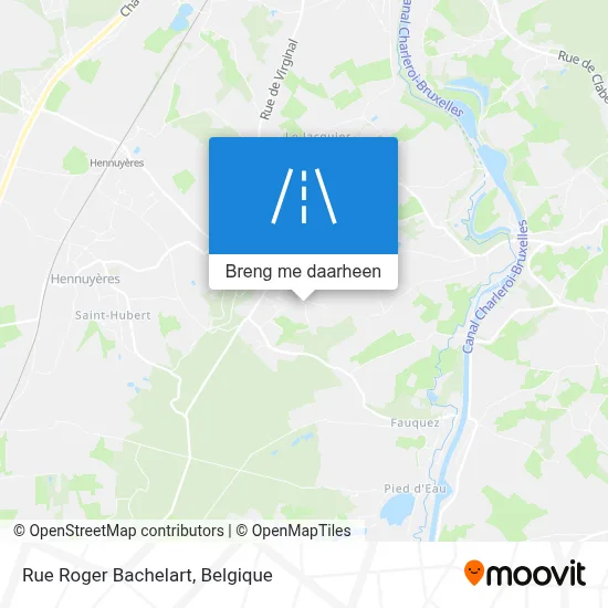 Rue Roger Bachelart kaart