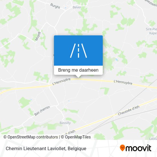 Chemin Lieutenant Laviollet kaart