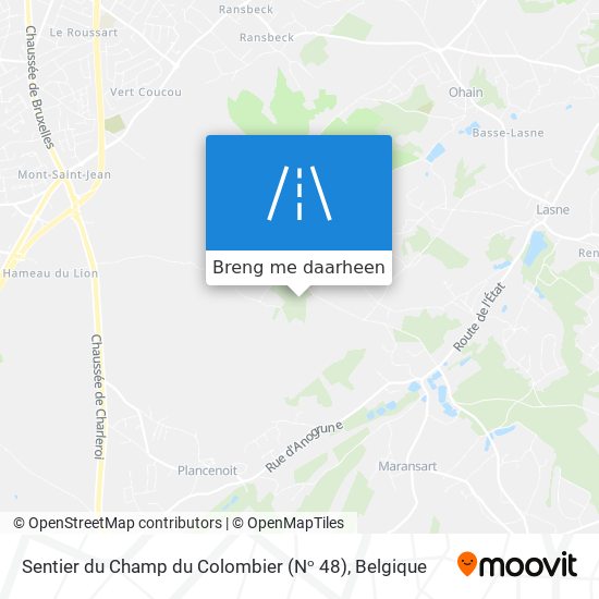 Sentier du Champ du Colombier (Nᵒ 48) kaart