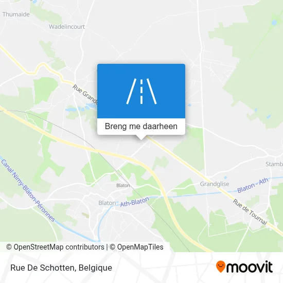 Rue De Schotten kaart