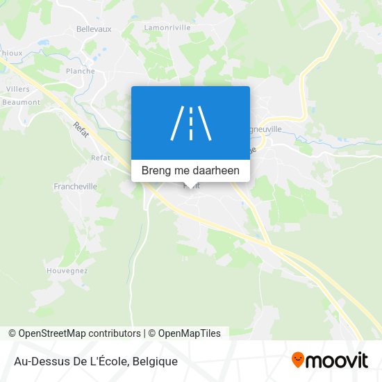 Au-Dessus De L'École kaart