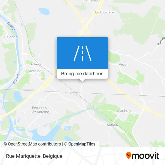 Rue Mariquette kaart