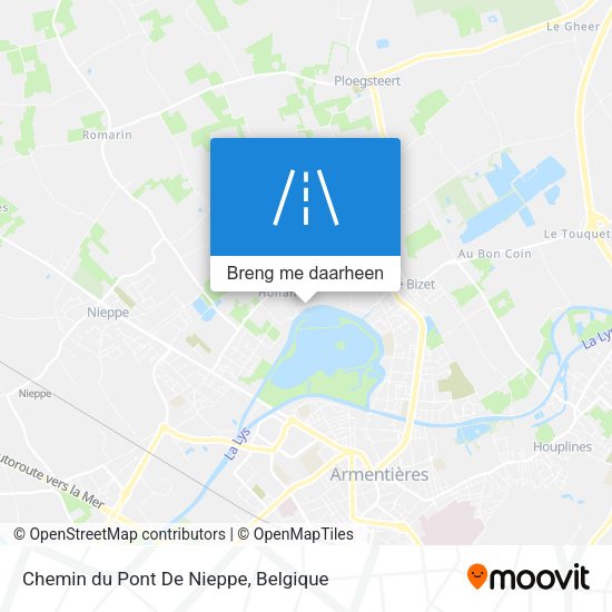 Chemin du Pont De Nieppe kaart