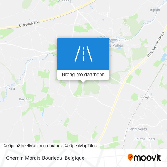 Chemin Marais Bourleau kaart
