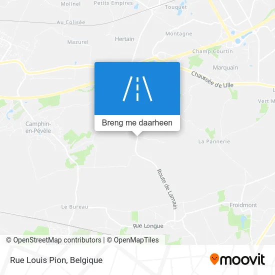 Rue Louis Pion kaart