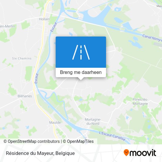 Résidence du Mayeur kaart