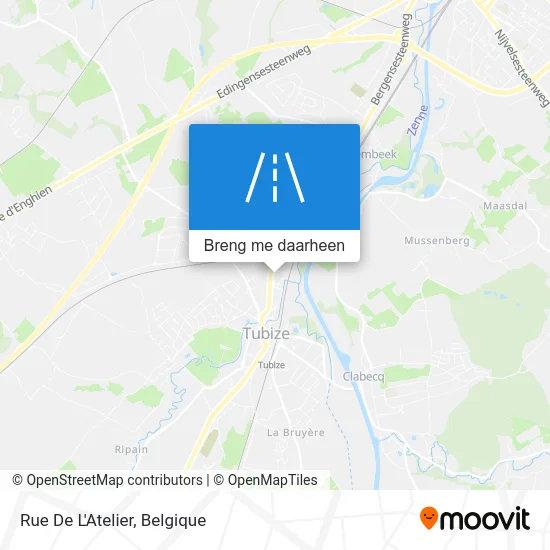 Rue De L'Atelier kaart