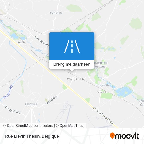 Rue Liévin Thésin kaart