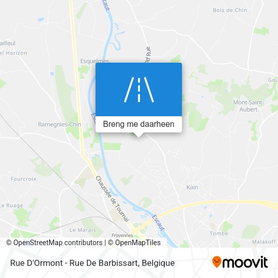 Rue D'Ormont - Rue De Barbissart kaart