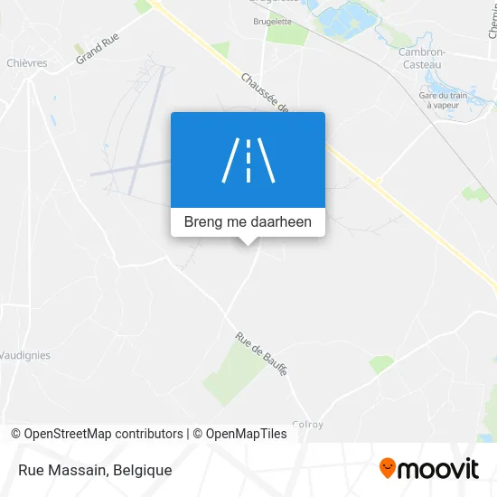 Rue Massain kaart