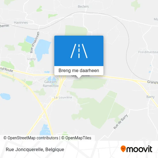 Rue Joncquerelle kaart