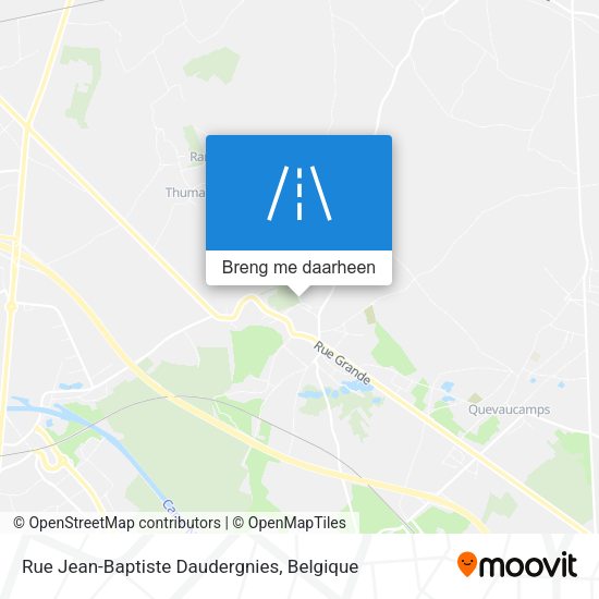 Rue Jean-Baptiste Daudergnies kaart