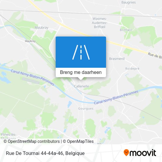 Rue De Tournai 44-44a-46 kaart