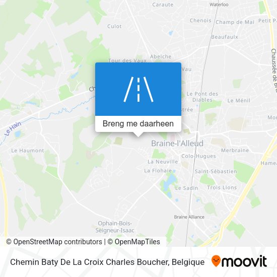 Chemin Baty De La Croix Charles Boucher kaart