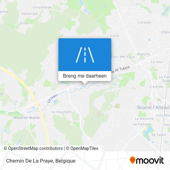 Chemin De La Praye kaart