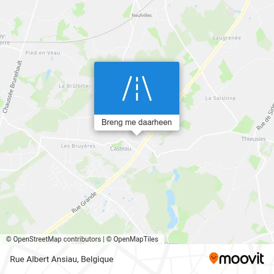 Rue Albert Ansiau kaart