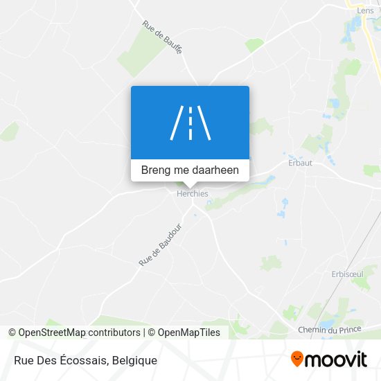 Rue Des Écossais kaart