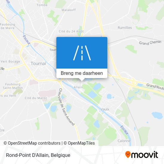 Rond-Point D'Allain kaart