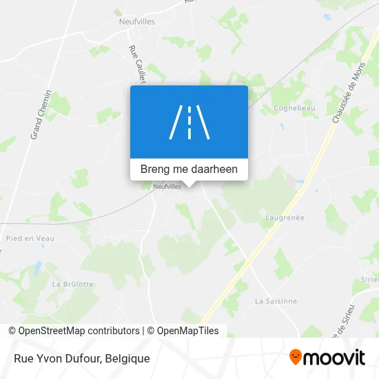 Rue Yvon Dufour kaart