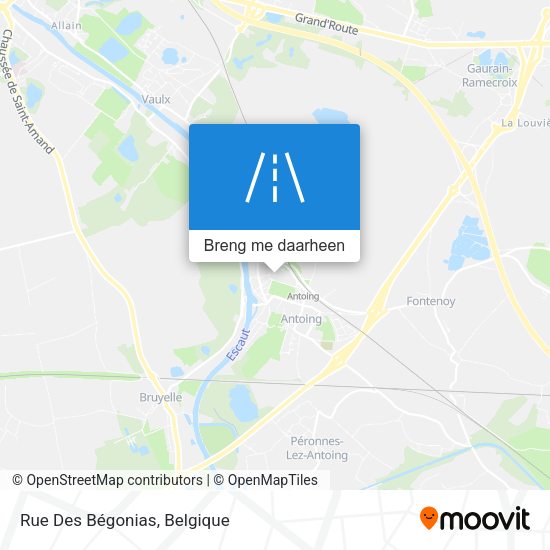 Rue Des Bégonias kaart