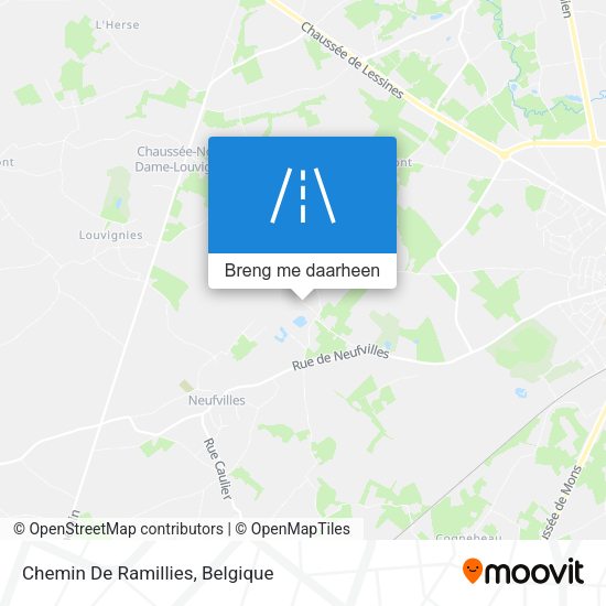 Chemin De Ramillies kaart