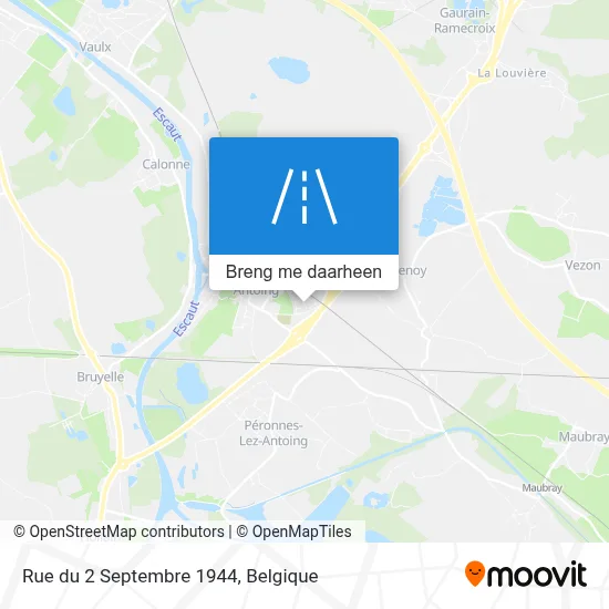 Rue du 2 Septembre 1944 kaart