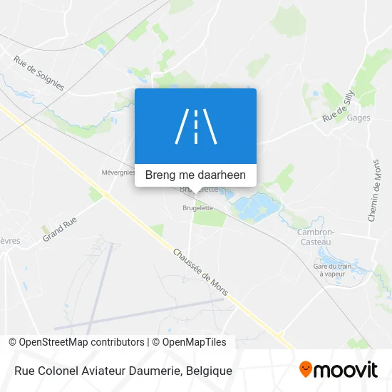 Rue Colonel Aviateur Daumerie kaart