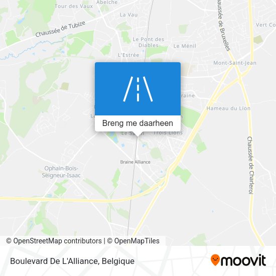 Boulevard De L'Alliance kaart