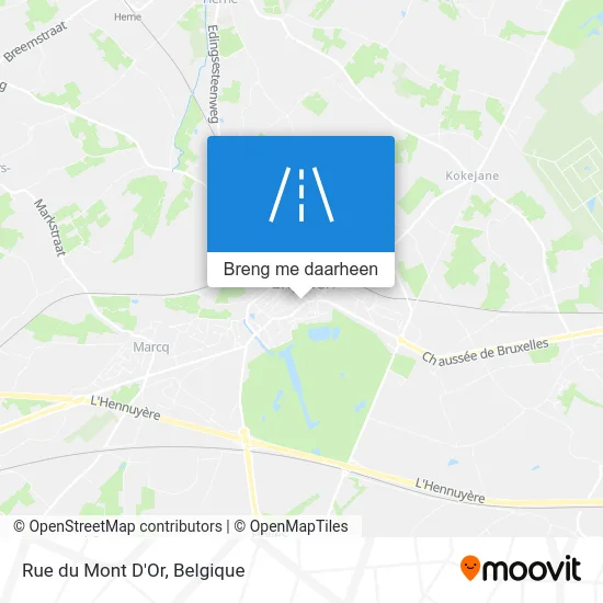 Rue du Mont D'Or kaart