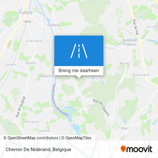 Chemin De Nidérand kaart