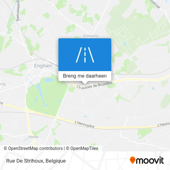 Rue De Strihoux kaart