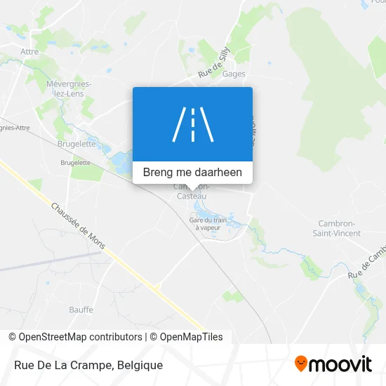 Rue De La Crampe kaart