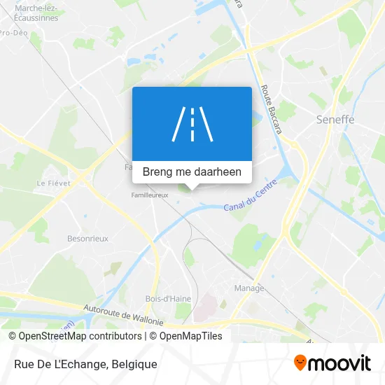 Rue De L'Echange kaart