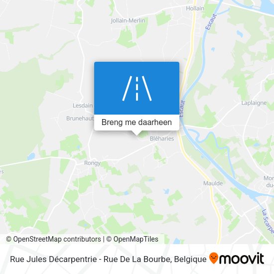 Rue Jules Décarpentrie - Rue De La Bourbe kaart