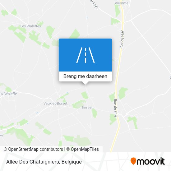 Allée Des Châtaigniers kaart