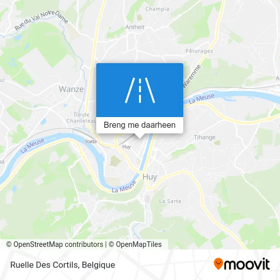 Ruelle Des Cortils kaart