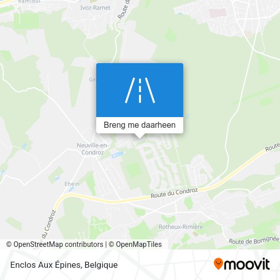 Enclos Aux Épines kaart