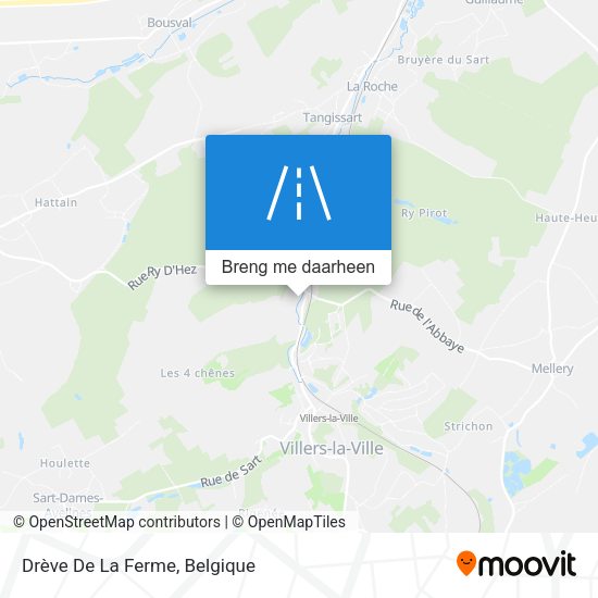 Drève De La Ferme kaart