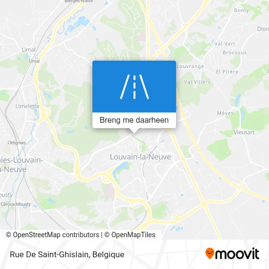 Rue De Saint-Ghislain kaart