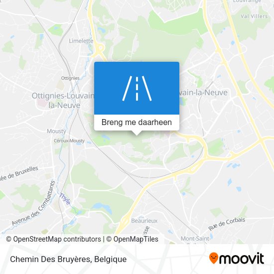 Chemin Des Bruyères kaart