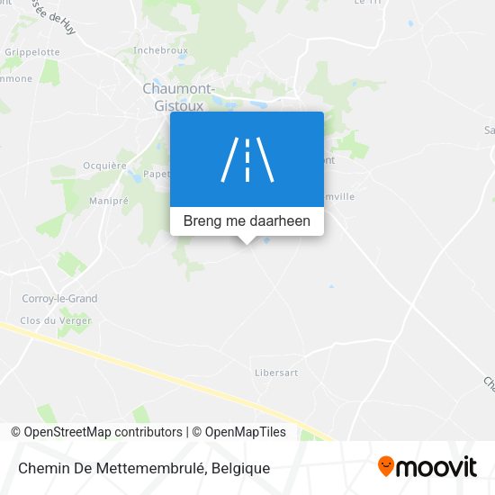 Chemin De Mettemembrulé kaart