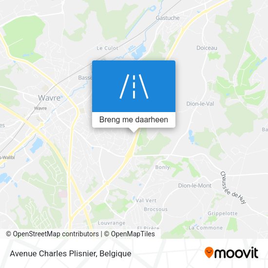Avenue Charles Plisnier kaart