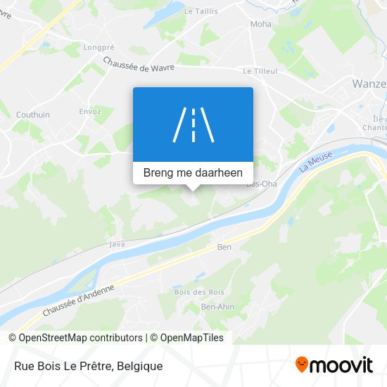 Rue Bois Le Prêtre kaart