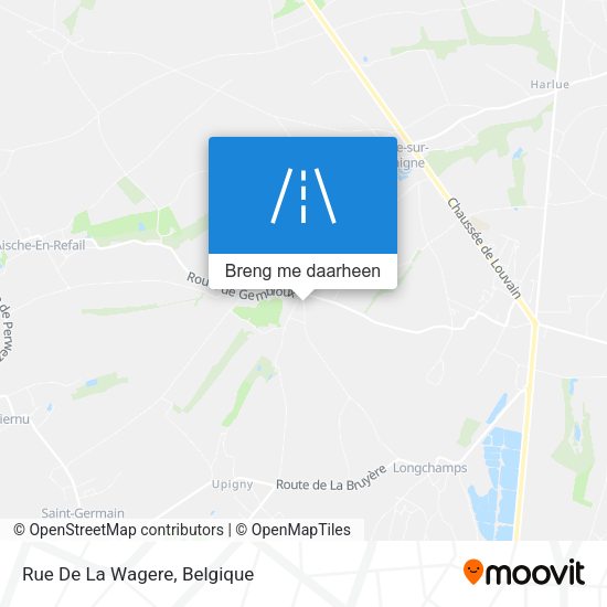 Rue De La Wagere kaart