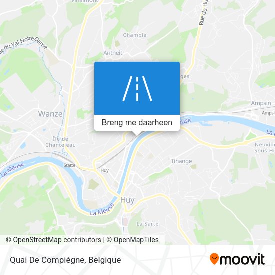 Quai De Compiègne kaart