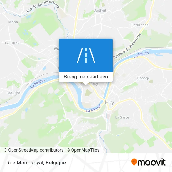 Rue Mont Royal kaart