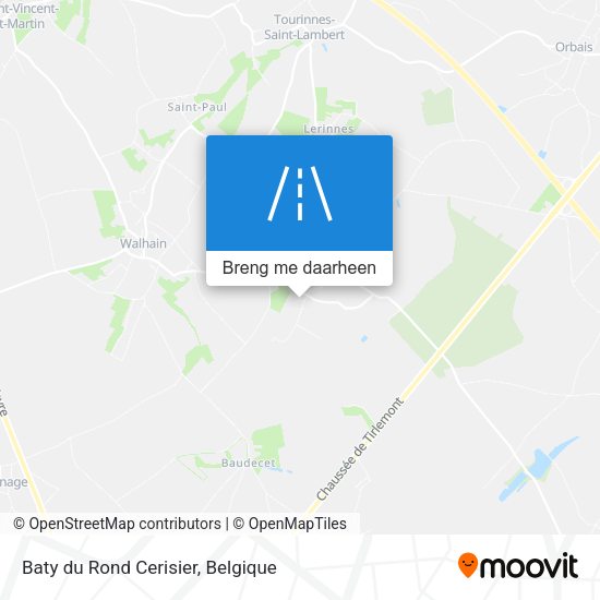 Baty du Rond Cerisier kaart